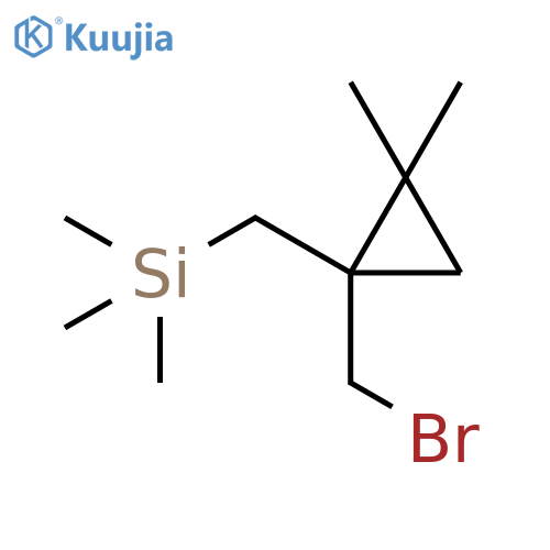 Cyclopropane, 1-(bromomethyl)-2,2-dimethyl-1-[(trimethylsilyl)methyl]- structure