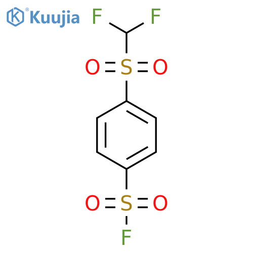 4-Difluoromethanesulfonylbenzene-1-sulfonyl fluoride structure