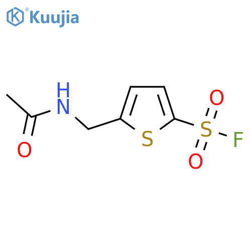 5-(Acetamidomethyl)thiophene-2-sulfonyl fluoride structure