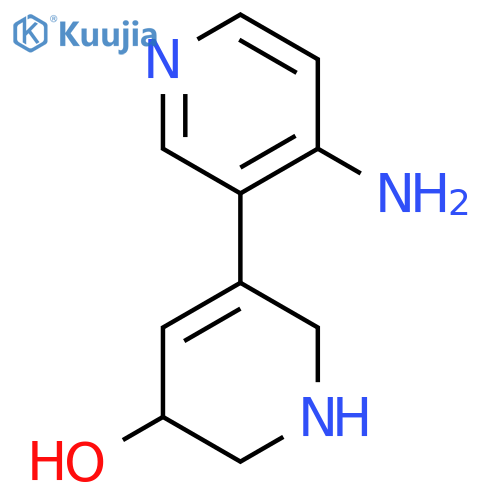 5-(4-Aminopyridin-3-yl)-1,2,3,6-tetrahydropyridin-3-ol structure