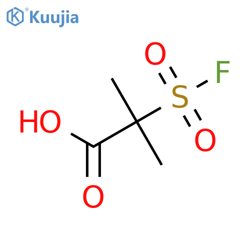 2-Fluorosulfonyl-2-methylpropanoic acid structure