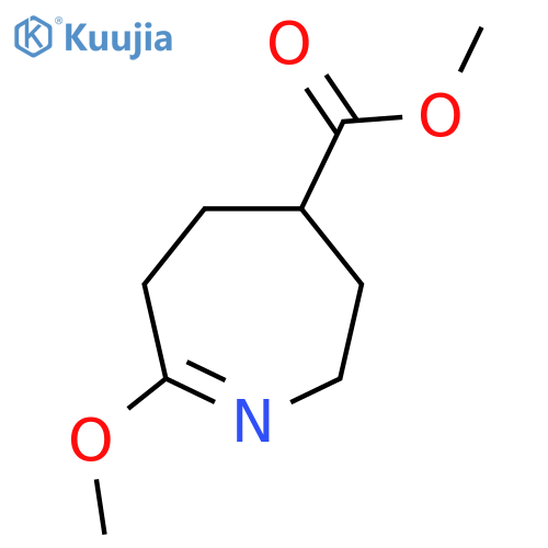 Methyl 7-methoxy-3,4,5,6-tetrahydro-2H-azepine-4-carboxylate structure