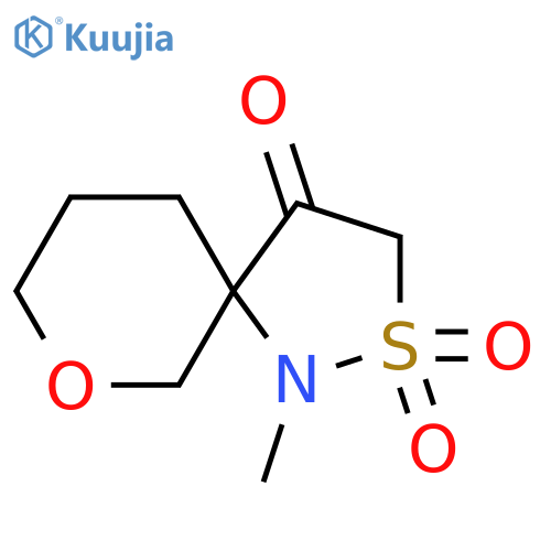 1-methyl-7-oxa-2lambda6-thia-1-azaspiro4.5decane-2,2,4-trione structure