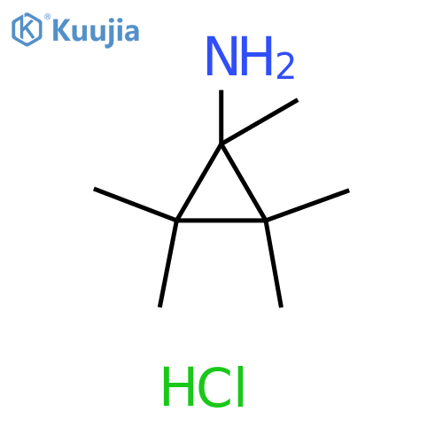 pentamethylcyclopropan-1-amine hydrochloride structure