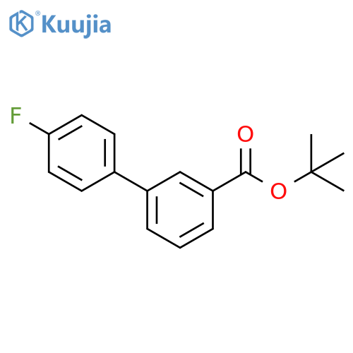 Tert-butyl 3-(4-fluorophenyl)benzoate structure