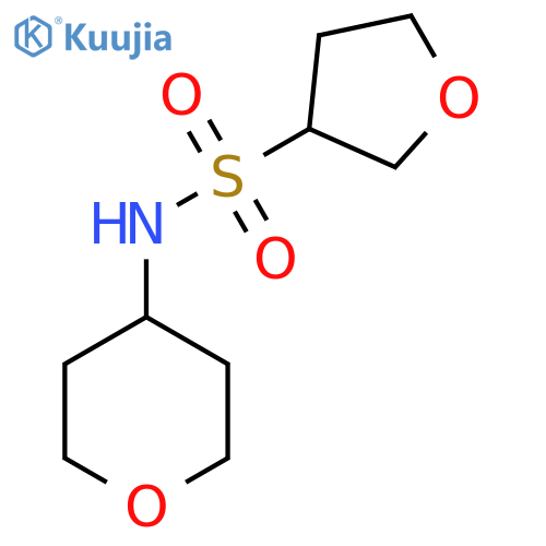 N-(oxan-4-yl)oxolane-3-sulfonamide structure