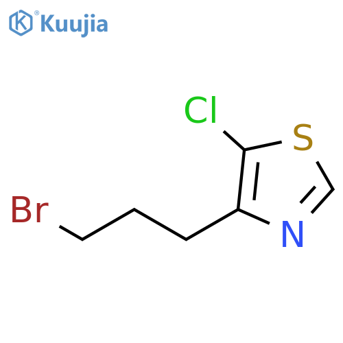 Thiazole, 4-(3-bromopropyl)-5-chloro- structure