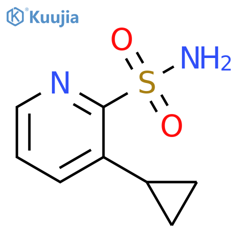 2-Pyridinesulfonamide, 3-cyclopropyl- structure