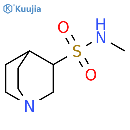 1-Azabicyclo[2.2.2]octane-3-sulfonamide, N-methyl- structure