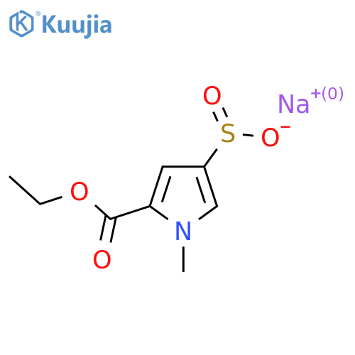sodium 5-(ethoxycarbonyl)-1-methyl-1H-pyrrole-3-sulfinate structure