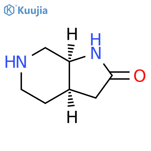 rac-(3aR,7aS)-octahydro-1H-pyrrolo2,3-cpyridin-2-one structure