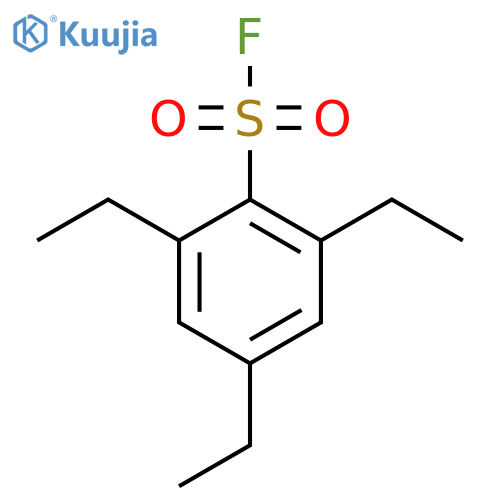 2,4,6-Triethylbenzene-1-sulfonyl fluoride structure