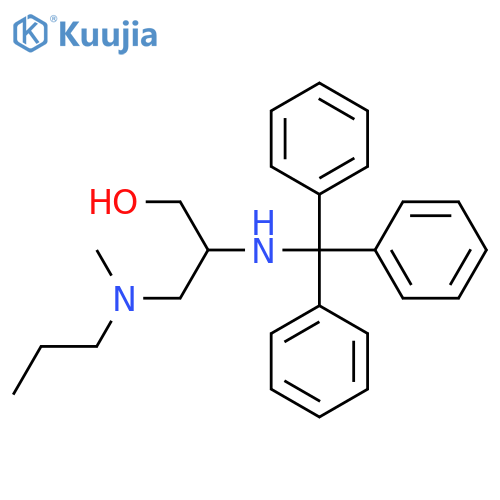3-[Methyl(propyl)amino]-2-[(triphenylmethyl)amino]propan-1-ol structure