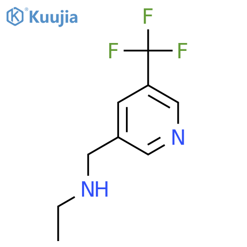 ethyl({5-(trifluoromethyl)pyridin-3-ylmethyl})amine structure