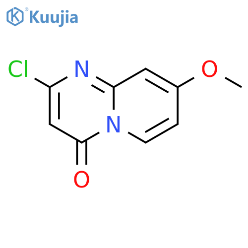 2-chloro-8-methoxy-4H-pyrido1,2-apyrimidin-4-one structure