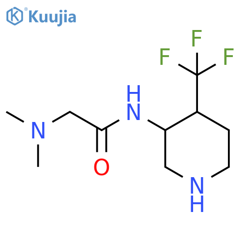 Acetamide, 2-(dimethylamino)-N-[4-(trifluoromethyl)-3-piperidinyl]- structure