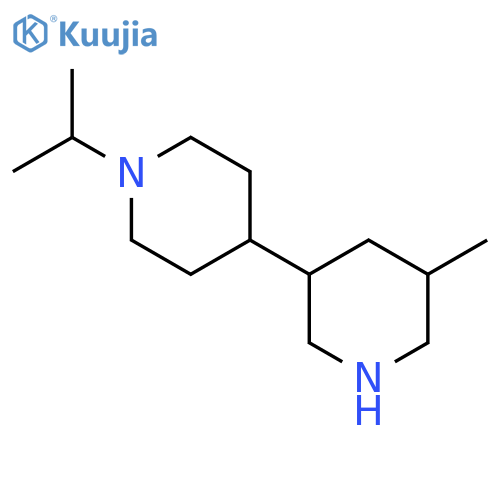 4-(5-Methylpiperidin-3-yl)-1-(propan-2-yl)piperidine structure