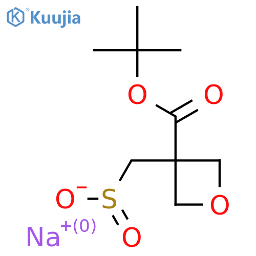 Sodium {3-[(tert-butoxy)carbonyl]oxetan-3-yl}methanesulfinate structure
