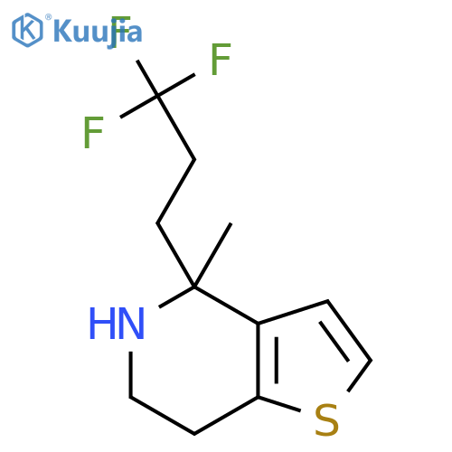 4-methyl-4-(3,3,3-trifluoropropyl)-4H,5H,6H,7H-thieno3,2-cpyridine structure