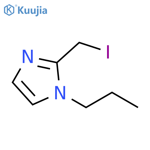 1H-Imidazole, 2-(iodomethyl)-1-propyl- structure
