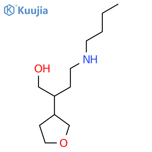 4-(Butylamino)-2-(oxolan-3-yl)butan-1-ol structure