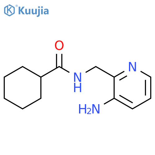 Cyclohexanecarboxamide, N-[(3-amino-2-pyridinyl)methyl]- structure