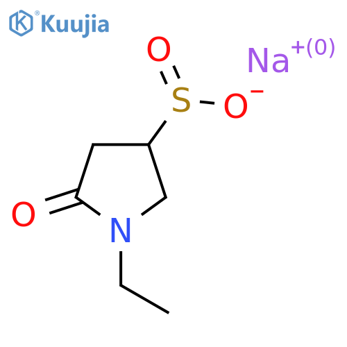 Sodium 1-ethyl-5-oxopyrrolidine-3-sulfinate structure