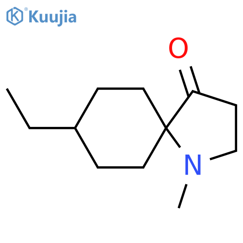 8-Ethyl-1-methyl-1-azaspiro[4.5]decan-4-one structure