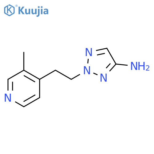 2-2-(3-methylpyridin-4-yl)ethyl-2H-1,2,3-triazol-4-amine structure