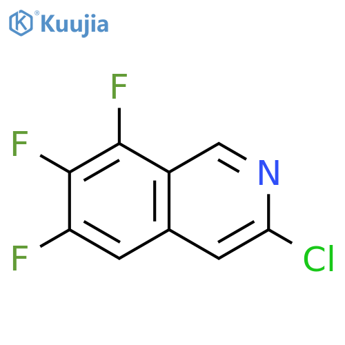 Isoquinoline, 3-chloro-6,7,8-trifluoro- structure