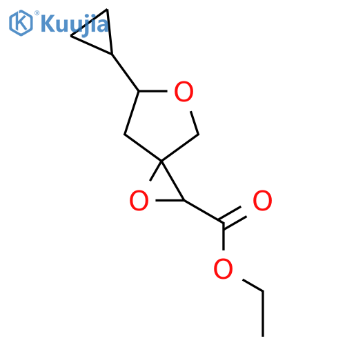Ethyl 6-cyclopropyl-1,5-dioxaspiro[2.4]heptane-2-carboxylate structure