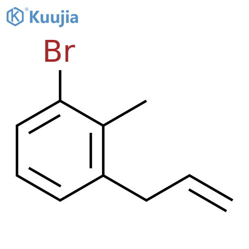 Benzene, 1-bromo-2-methyl-3-(2-propen-1-yl)- structure