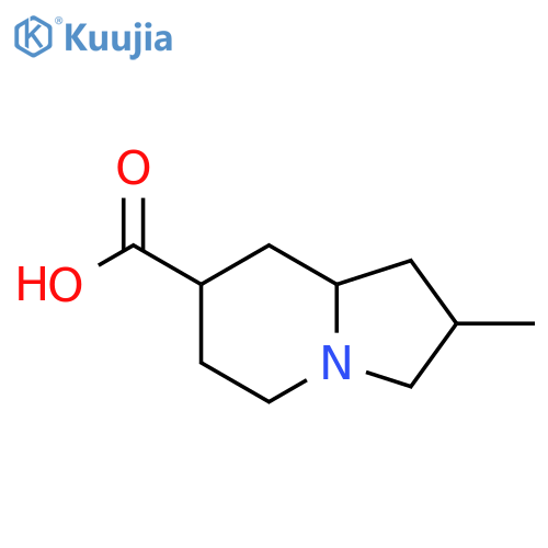 2-methyl-octahydroindolizine-7-carboxylic acid structure