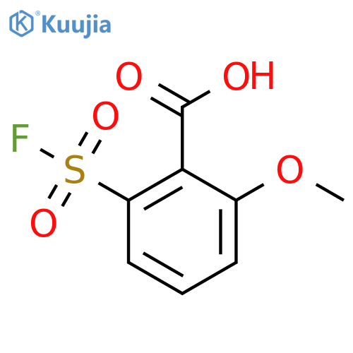2-(Fluorosulfonyl)-6-methoxybenzoic acid structure