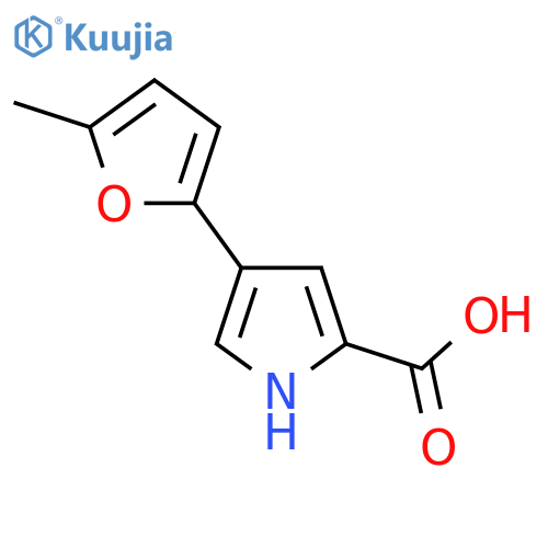 4-(5-methylfuran-2-yl)-1H-pyrrole-2-carboxylic acid structure