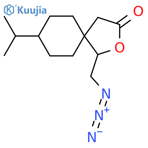 1-(Azidomethyl)-8-(propan-2-yl)-2-oxaspiro[4.5]decan-3-one structure