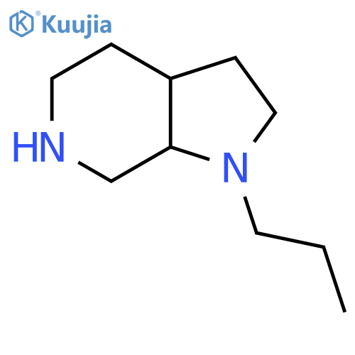 1-propyl-octahydro-1H-pyrrolo2,3-cpyridine structure