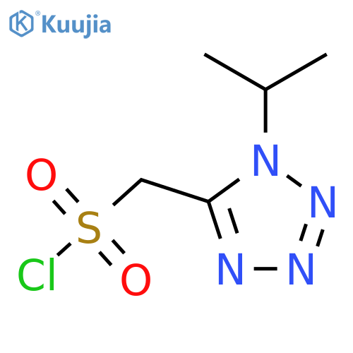 1-(propan-2-yl)-1H-1,2,3,4-tetrazol-5-ylmethanesulfonyl chloride structure