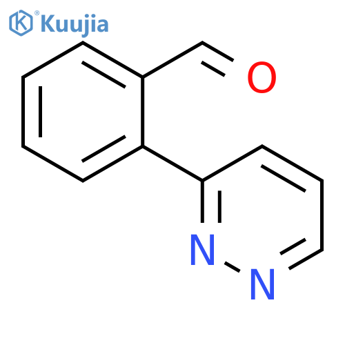 Benzaldehyde, 2-(3-pyridazinyl)- structure