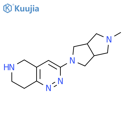 2-methyl-5-{5H,6H,7H,8H-pyrido[4,3-c]pyridazin-3-yl}-octahydropyrrolo[3,4-c]pyrrole structure
