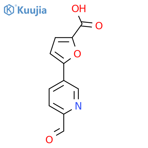 5-(6-formylpyridin-3-yl)furan-2-carboxylic acid structure