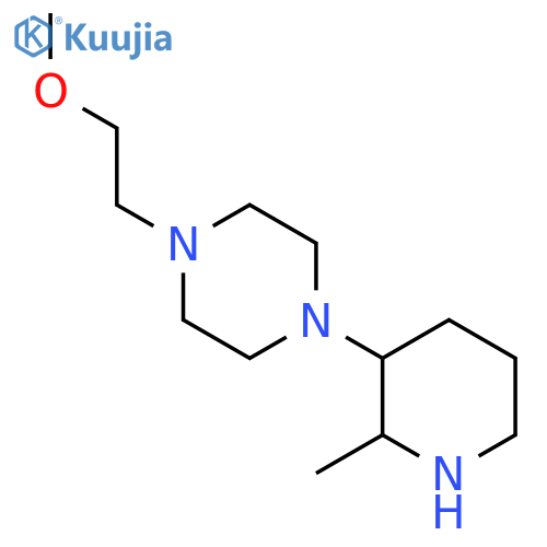 1-(2-Methoxyethyl)-4-(2-methylpiperidin-3-yl)piperazine structure