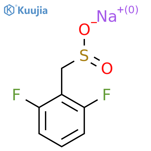 Sodium (2,6-difluorophenyl)methanesulfinate structure