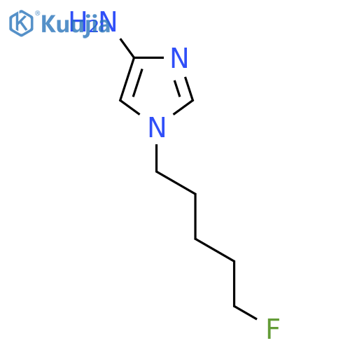 1-(5-fluoropentyl)-1H-imidazol-4-amine structure