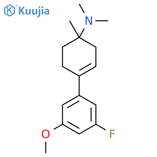 4-(3-fluoro-5-methoxyphenyl)-N,N,1-trimethylcyclohex-3-en-1-amine structure