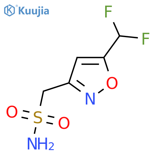 5-(difluoromethyl)-1,2-oxazol-3-ylmethanesulfonamide structure
