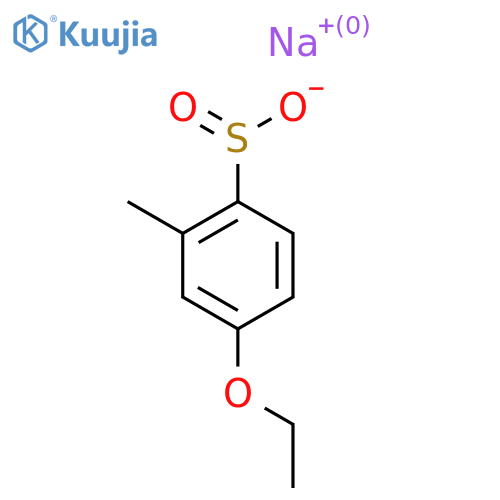 Sodium 4-ethoxy-2-methylbenzene-1-sulfinate structure