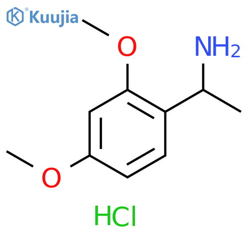 Benzenemethanamine, 2,4-dimethoxy-α-methyl-, hydrochloride (1:1) structure