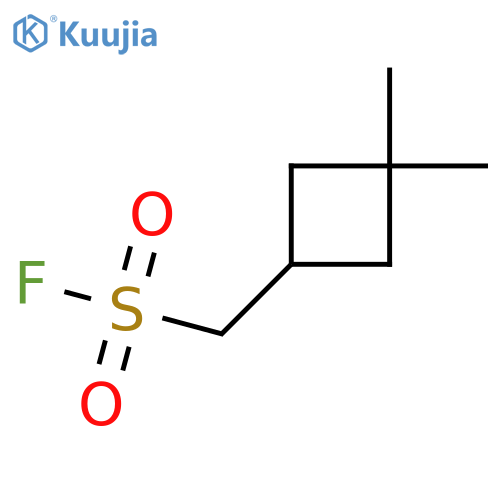 (3,3-Dimethylcyclobutyl)methanesulfonyl fluoride structure