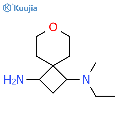 N1-ethyl-N1-methyl-7-oxaspiro[3.5]nonane-1,3-diamine structure